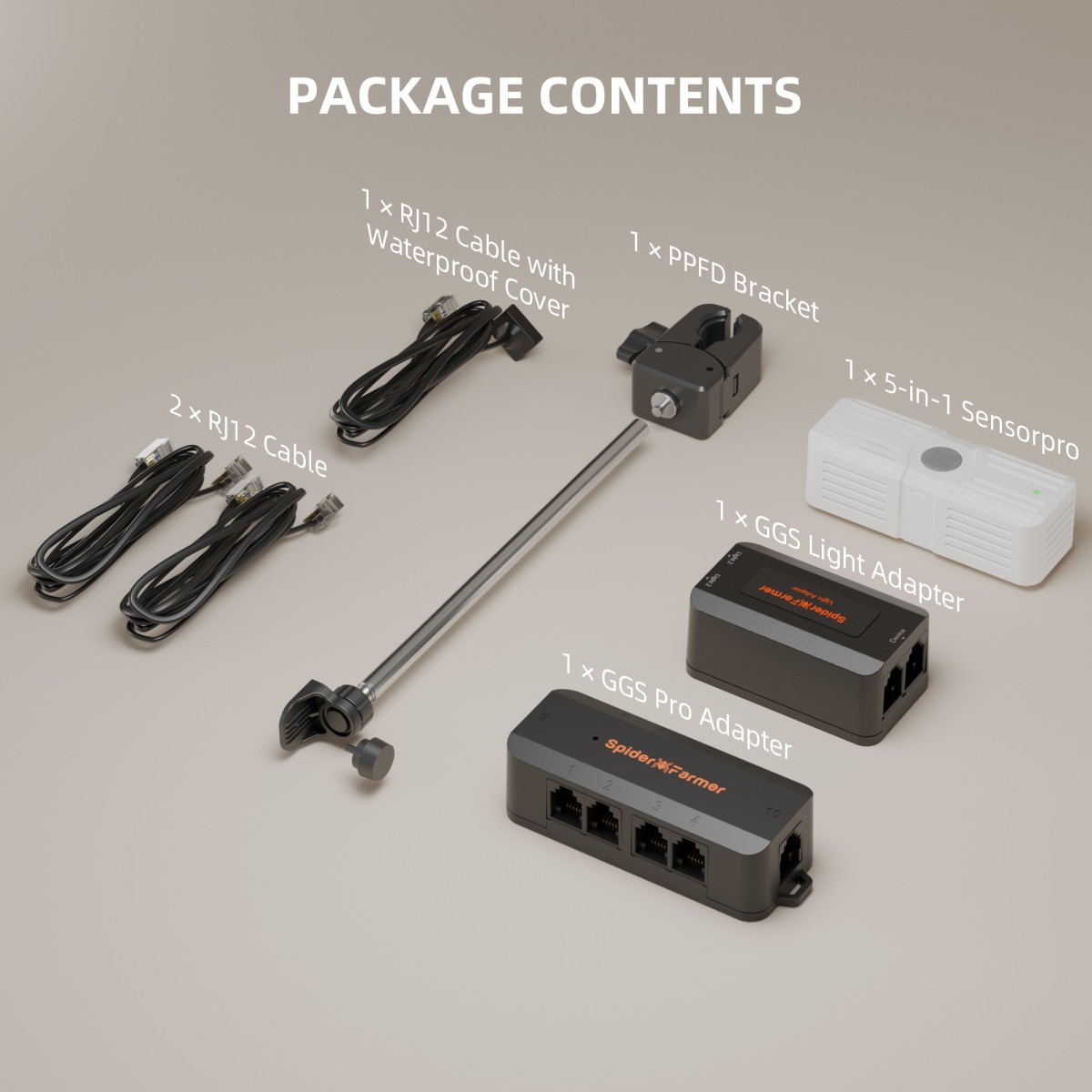Spider Farmer GGS 5-in-1 Sensor Pro Kit