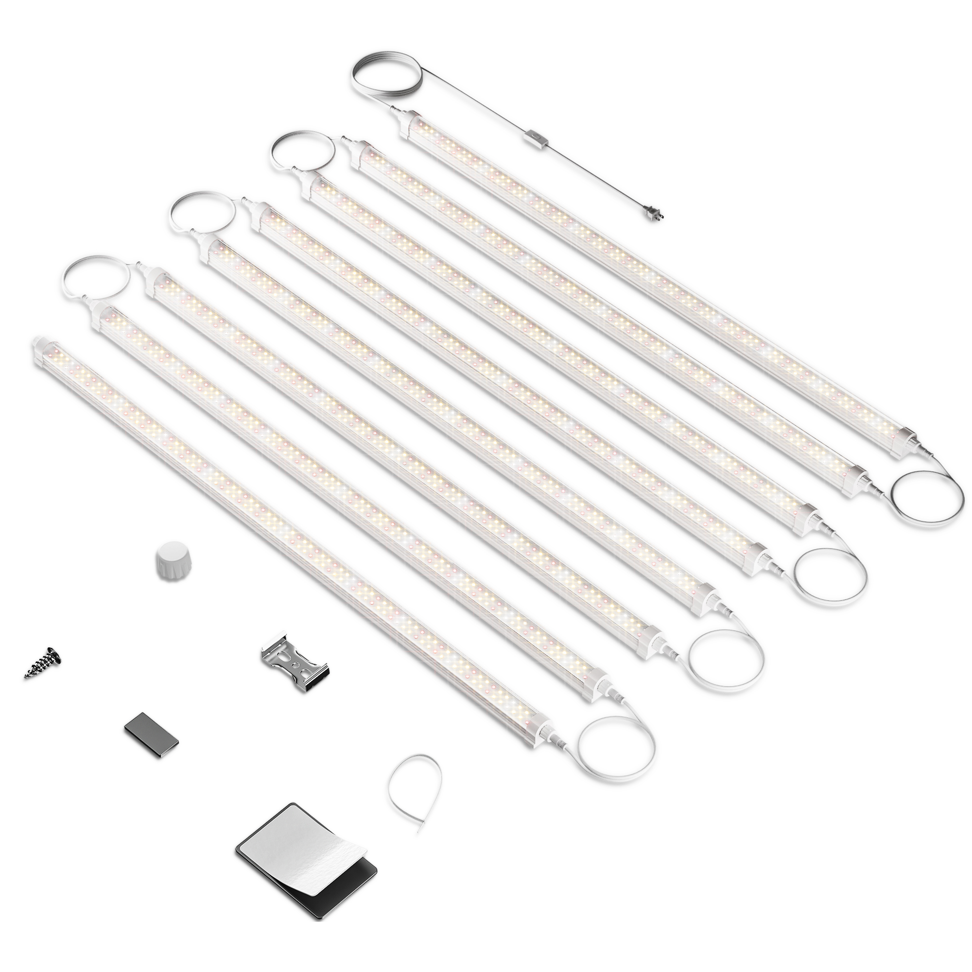 Spider Farmer GlowBar 25D dimmbare LED-Leisten 200 W 8er-Set