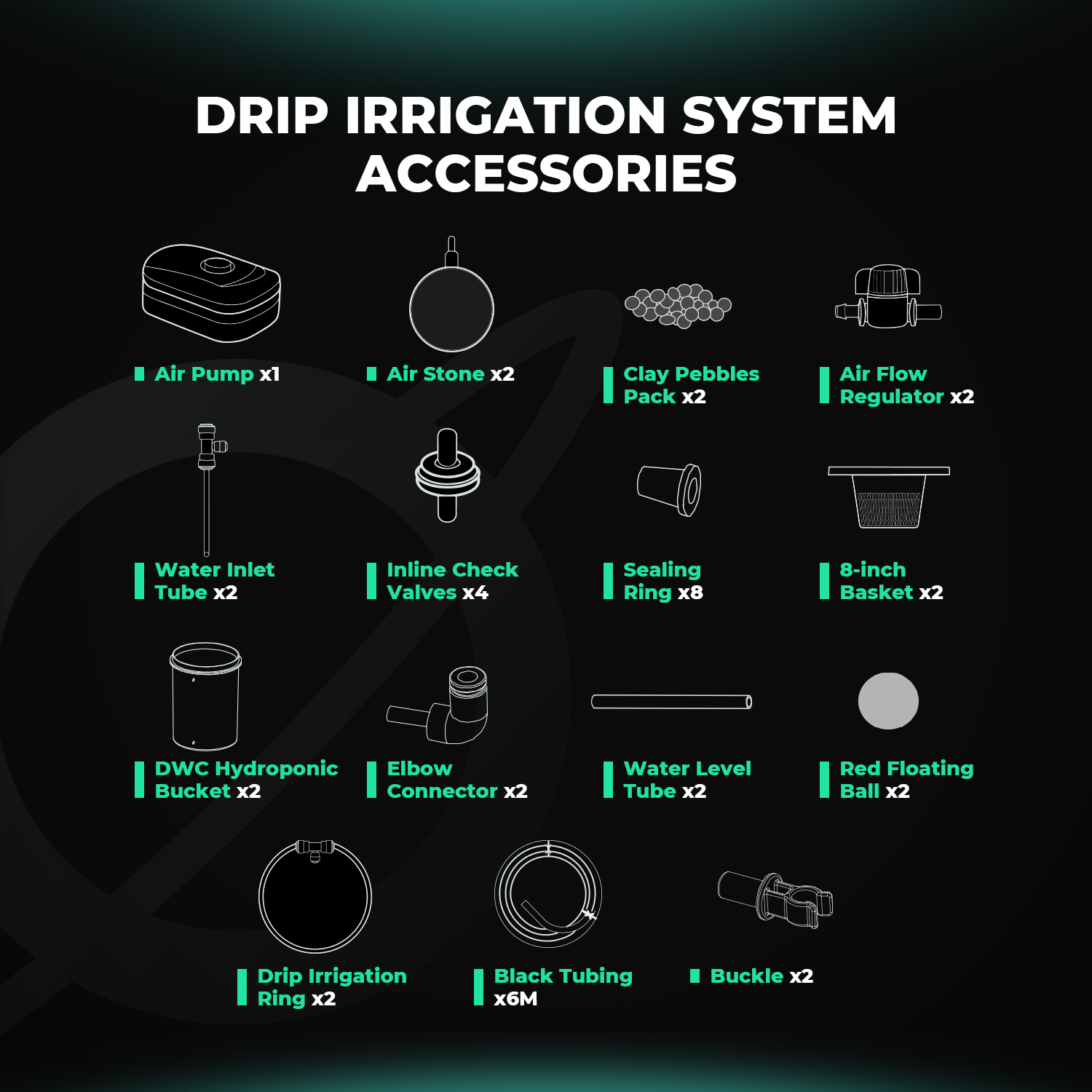 Mars Hydro DWC Hydroponik System