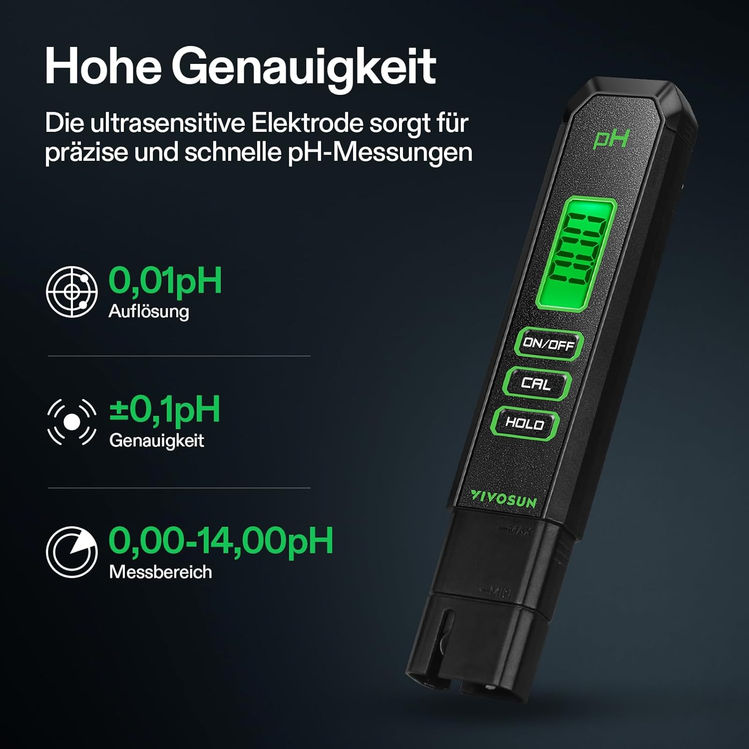 VIVOSUN pH- und TDS-Messgerät-Set