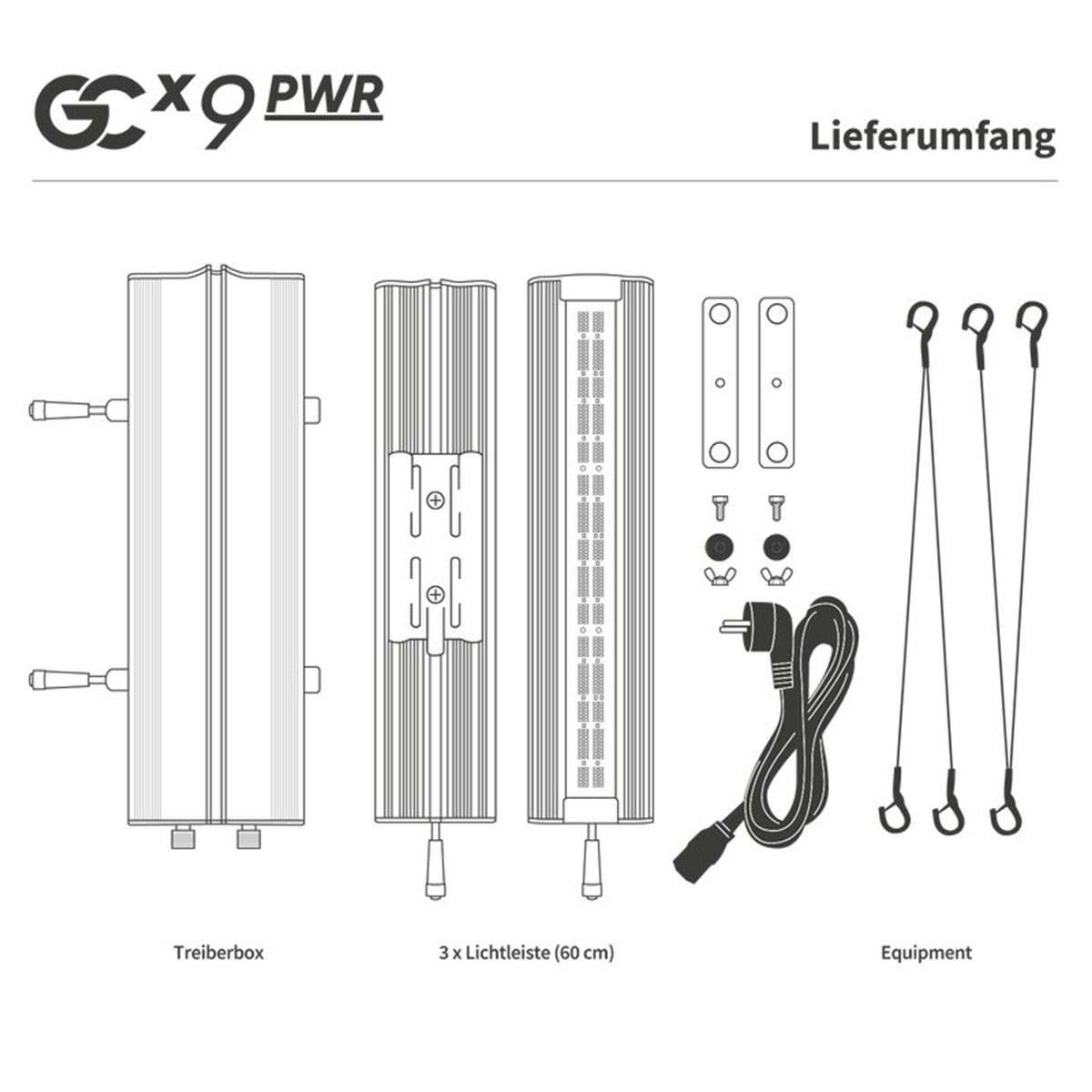 Greenception GCx-9 PWR 360 Watt Grow LED