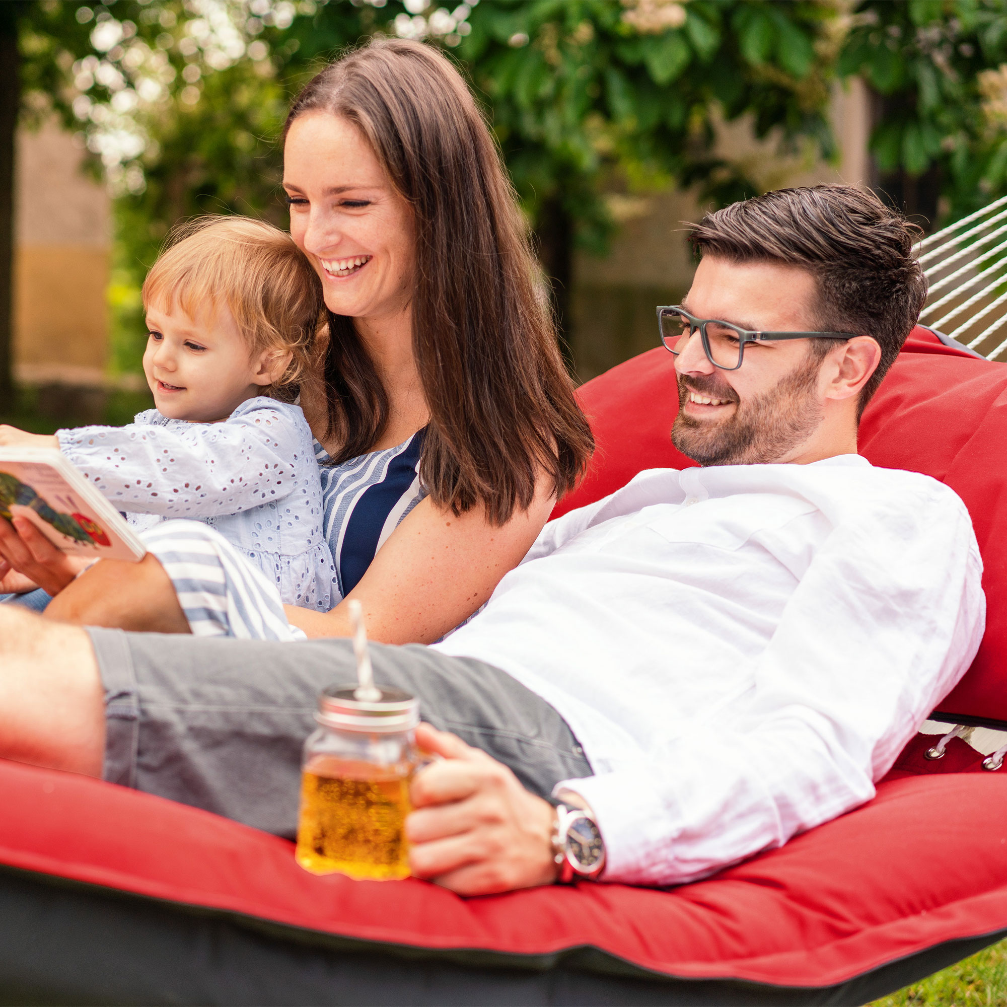 Amazonas Hängematte Fat Hammock Red AZ-1960015