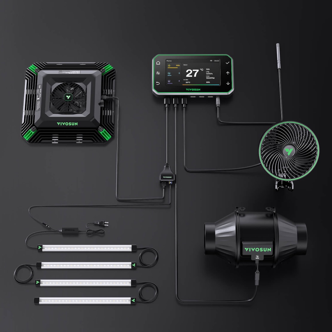 VIVOSUN GrowHub E42A+ WLAN-Controller für Growzelte