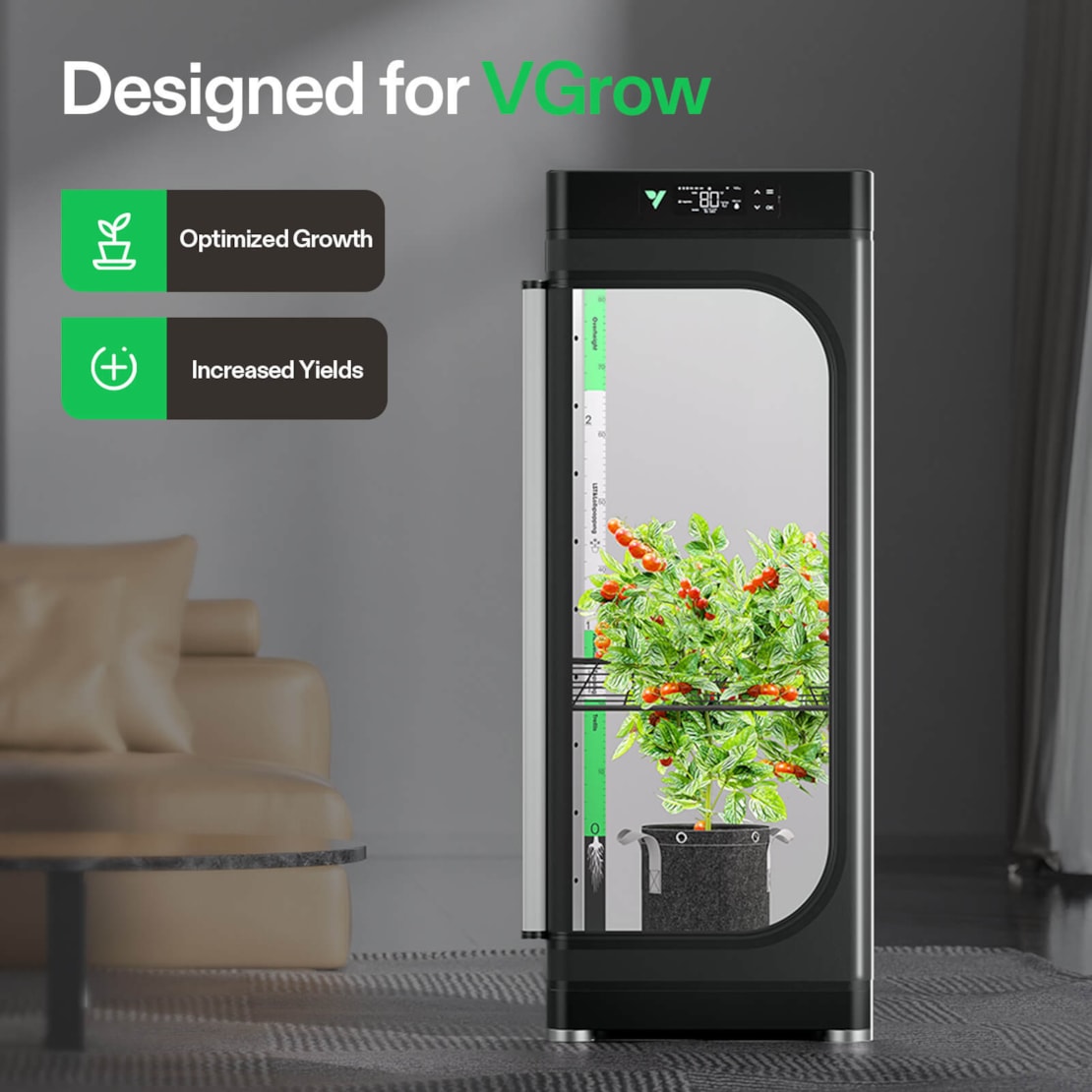 VIVOSUN Trellis-Netz 30×30 cm für die VGrow Smart Growbox