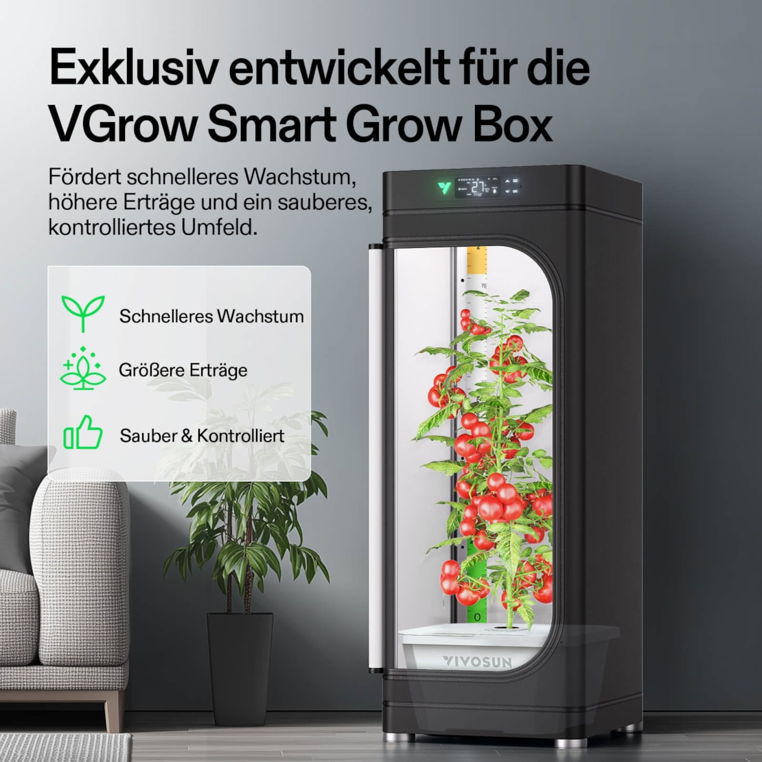 VIVOSUN VGrow DWC Hydroponisches Anzuchtsystem 15 L