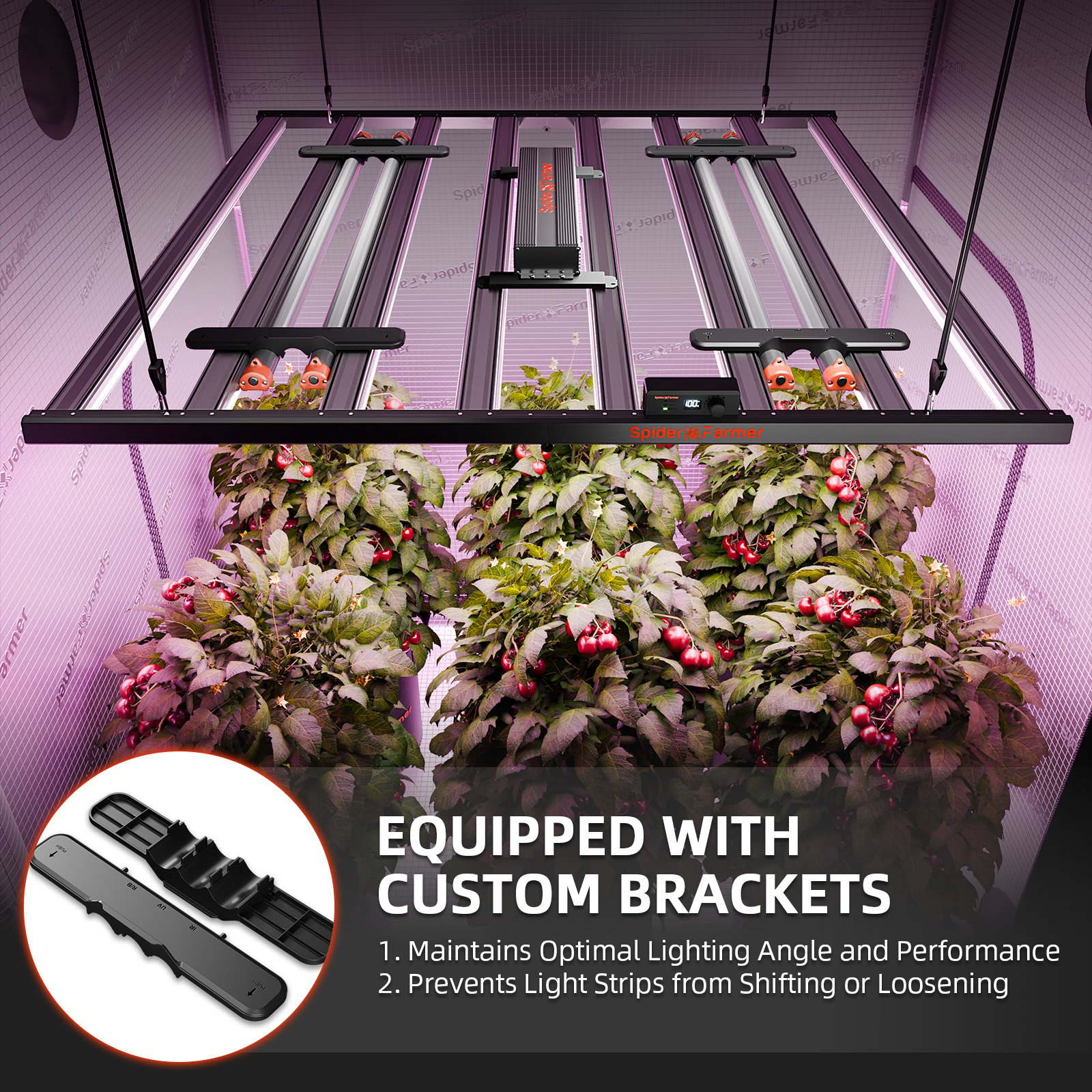 Spider Farmer UV und IR LED Zusatzbeleuchtung 84 Watt