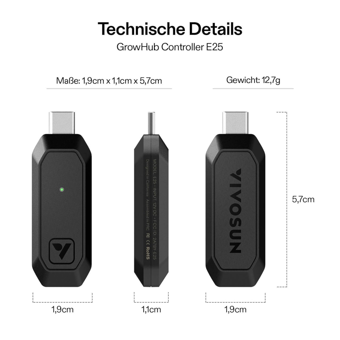 VIVOSUN GrowHub E25 WLAN-Controller für Growzelte