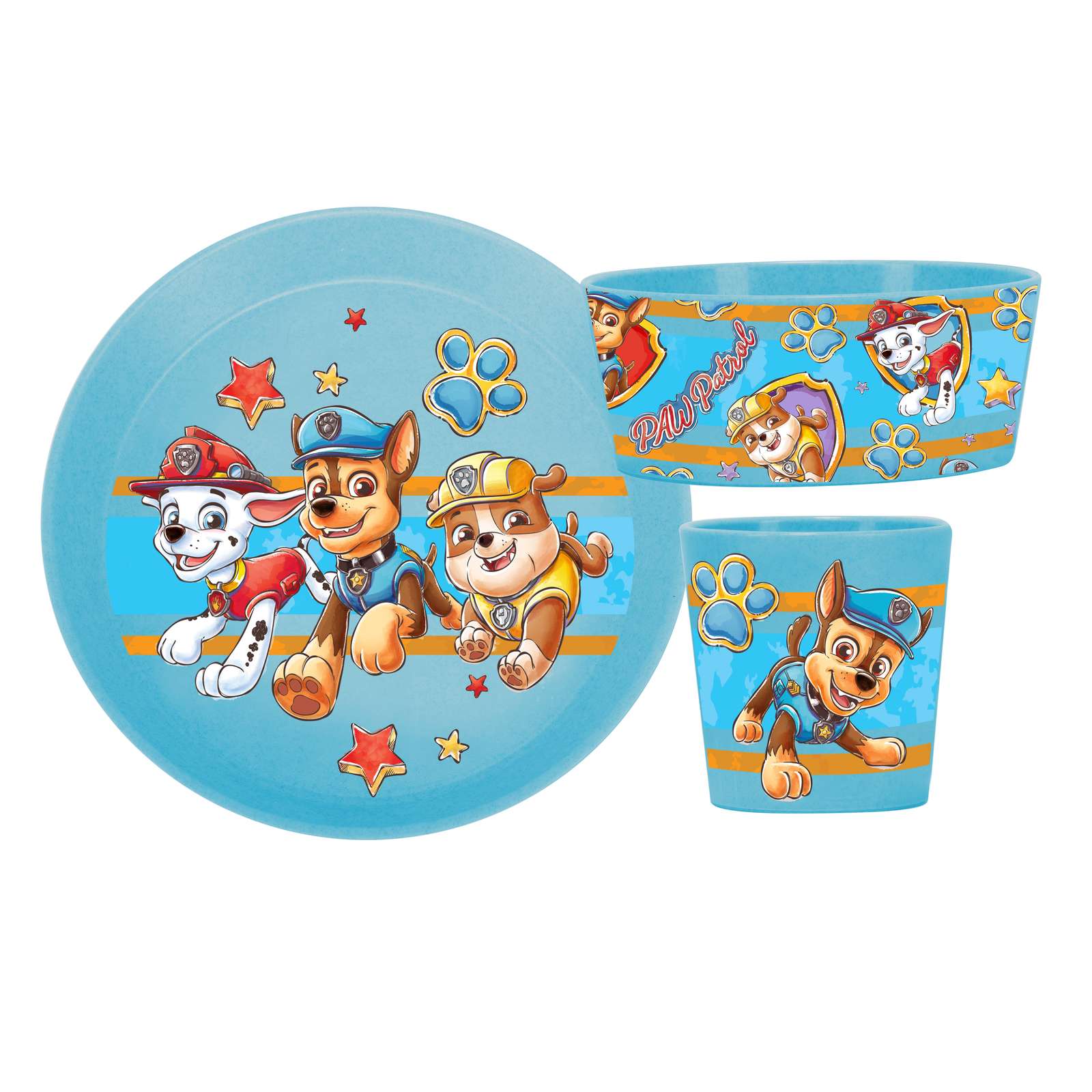 Koziol CONNECT PAW PATROL Kleiner Teller + Schale + Becher 3er-Set 8041714