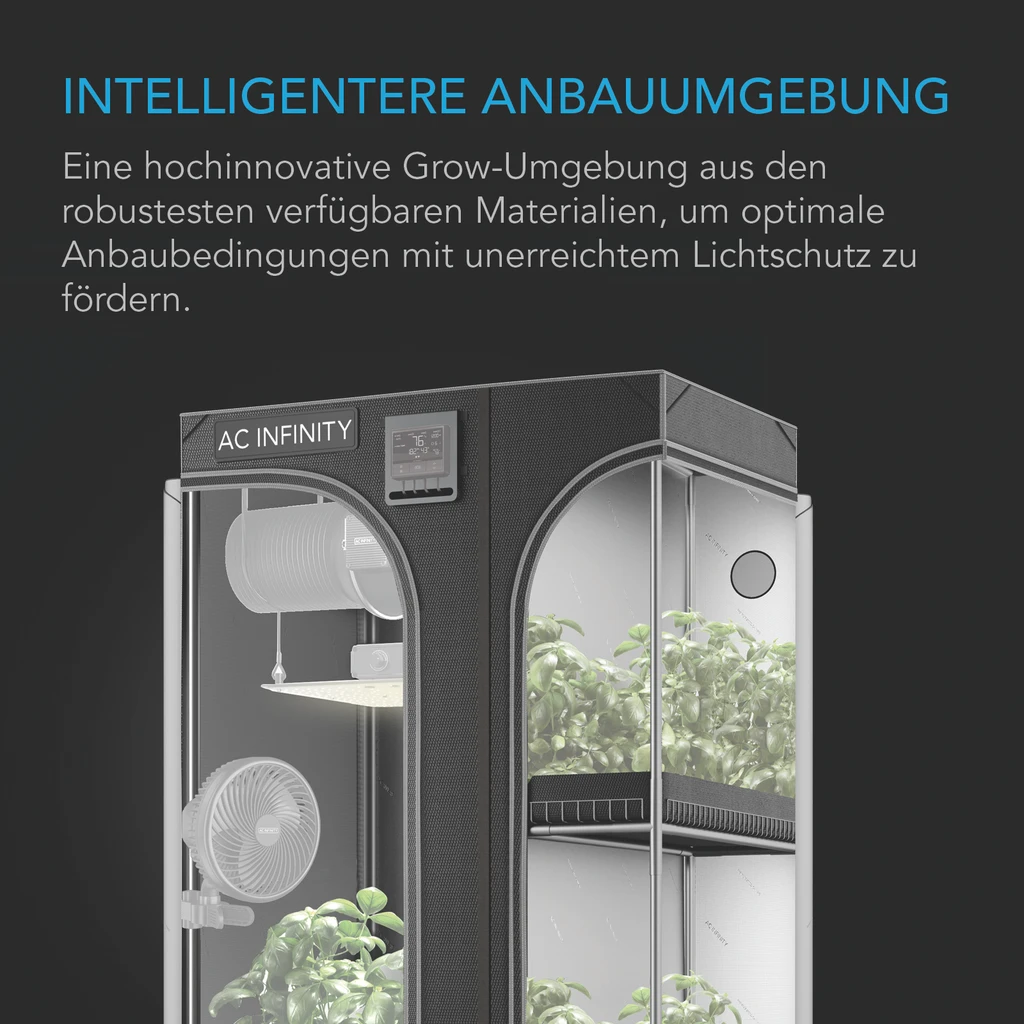 AC Infinity CLOUDLAB 864D 2-in-1 Advance Grow Zelt 150x120x200 cm
