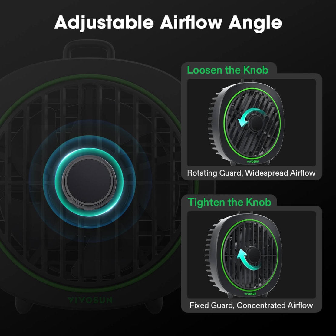 VIVOSUN AeroWave D4 Ventilator Ø 10 cm - 2 Stück
