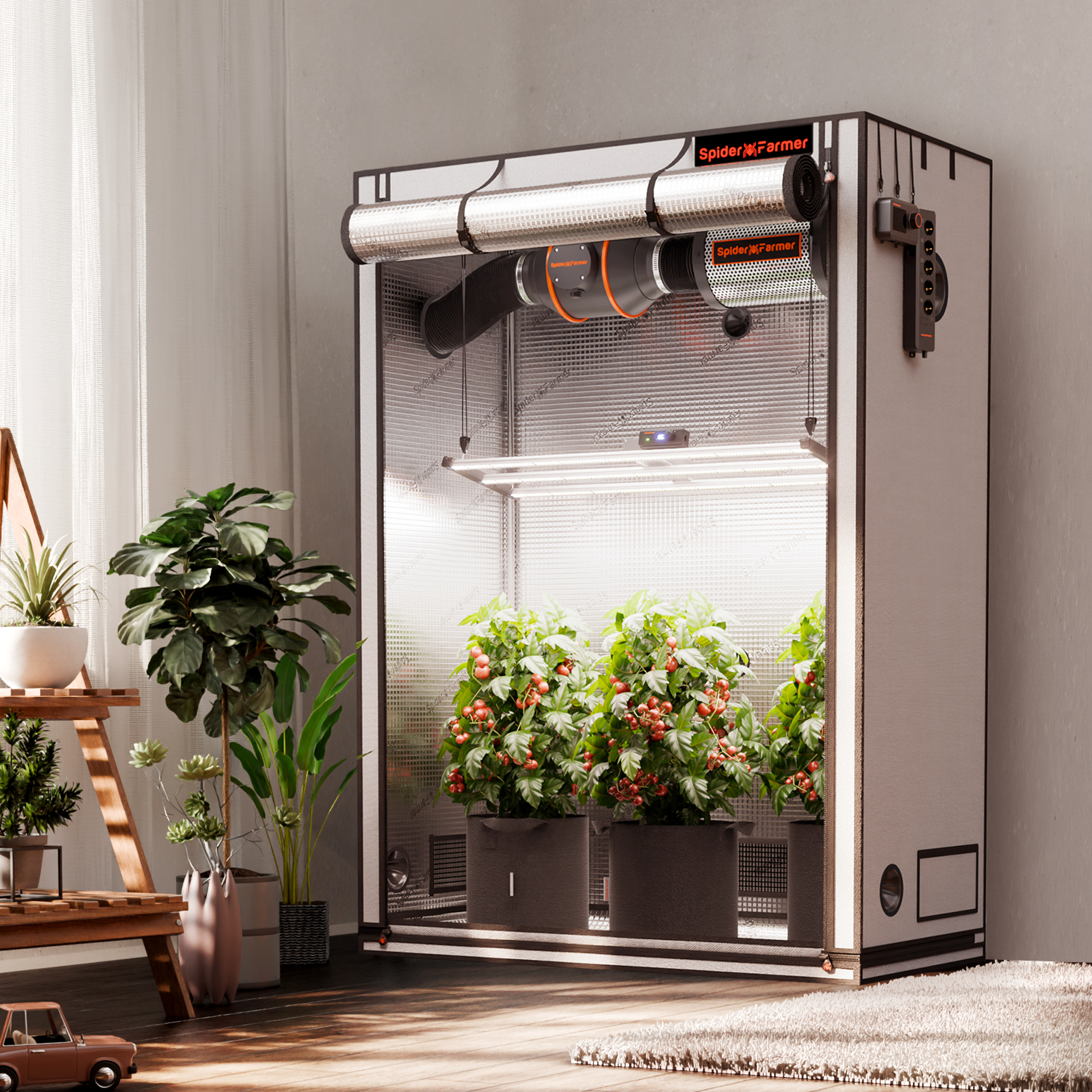 Spider Farmer Growbox Pro 140x70x200 cm 2000D