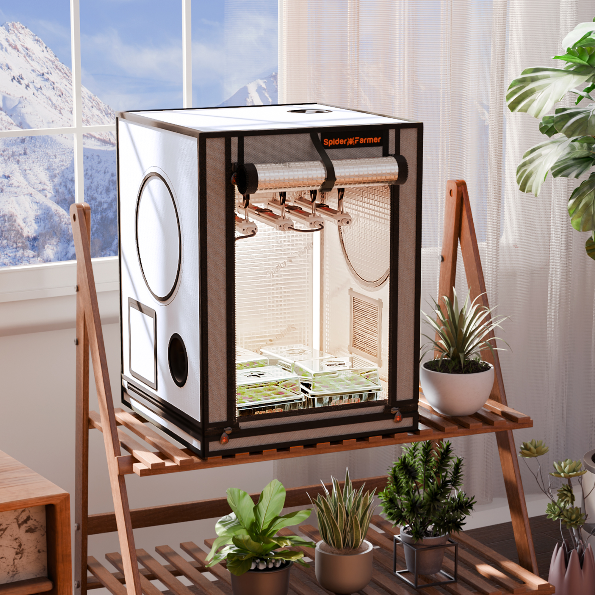 Spider Farmer Growbox 60x60x80 cm 2000D
