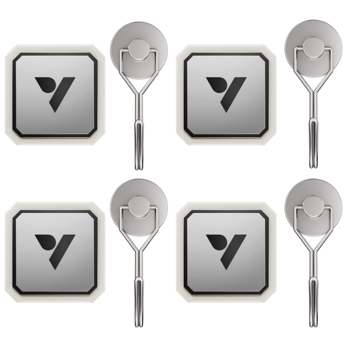 VIVOSUN Zusatzsockel und Magnethaken für VGrow Smart – 4er Set