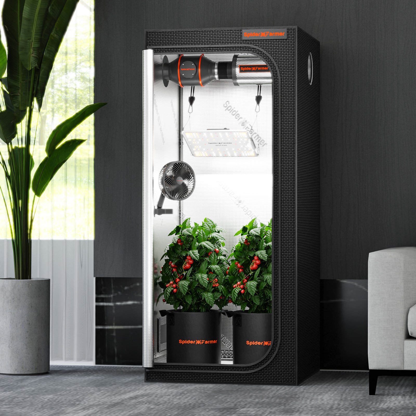 Spider Farmer Growbox 70x70x160 cm