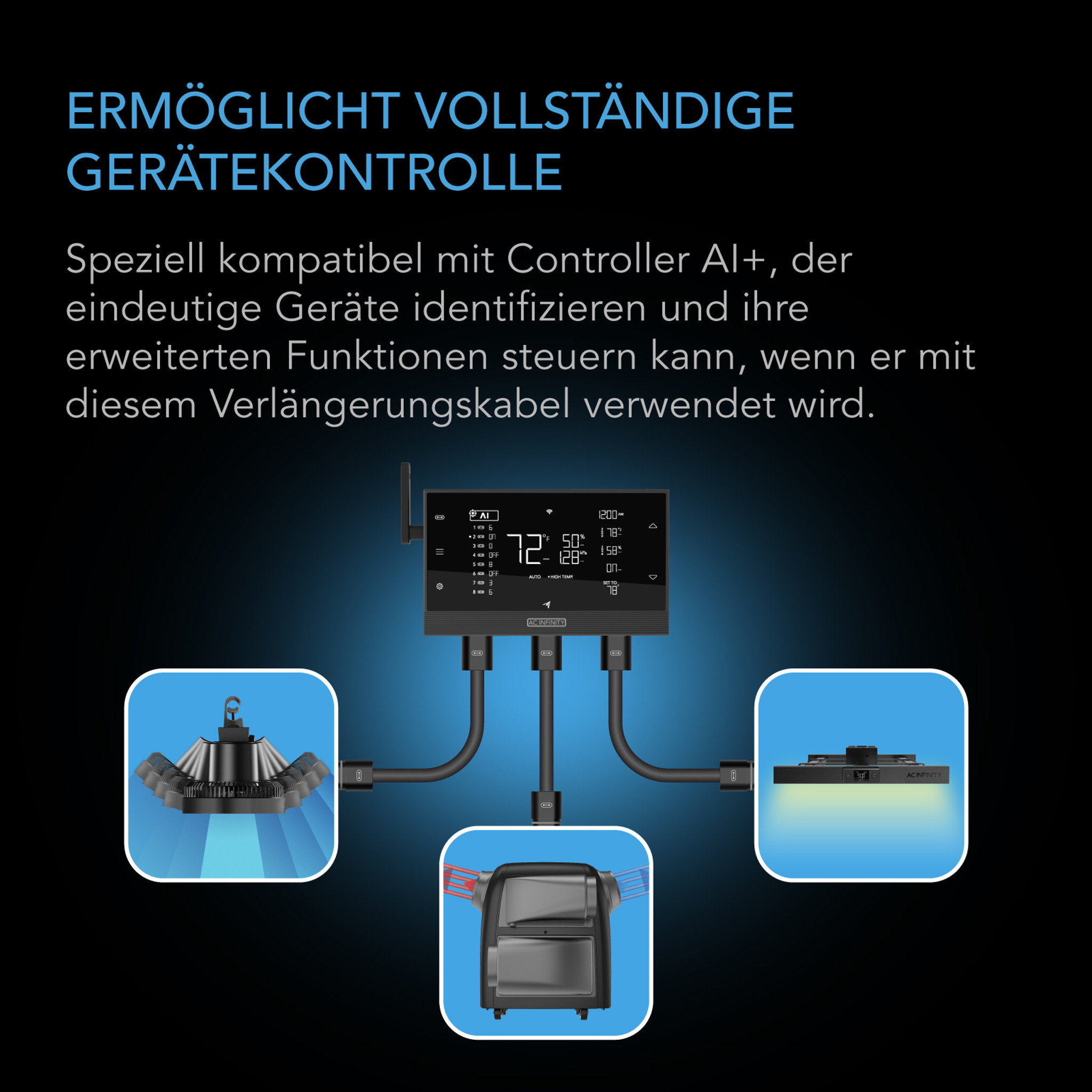 AC-Infinity-UIS-UIS-ExtensionCord-DE-Fuer-AI-Controller-Kontrolle