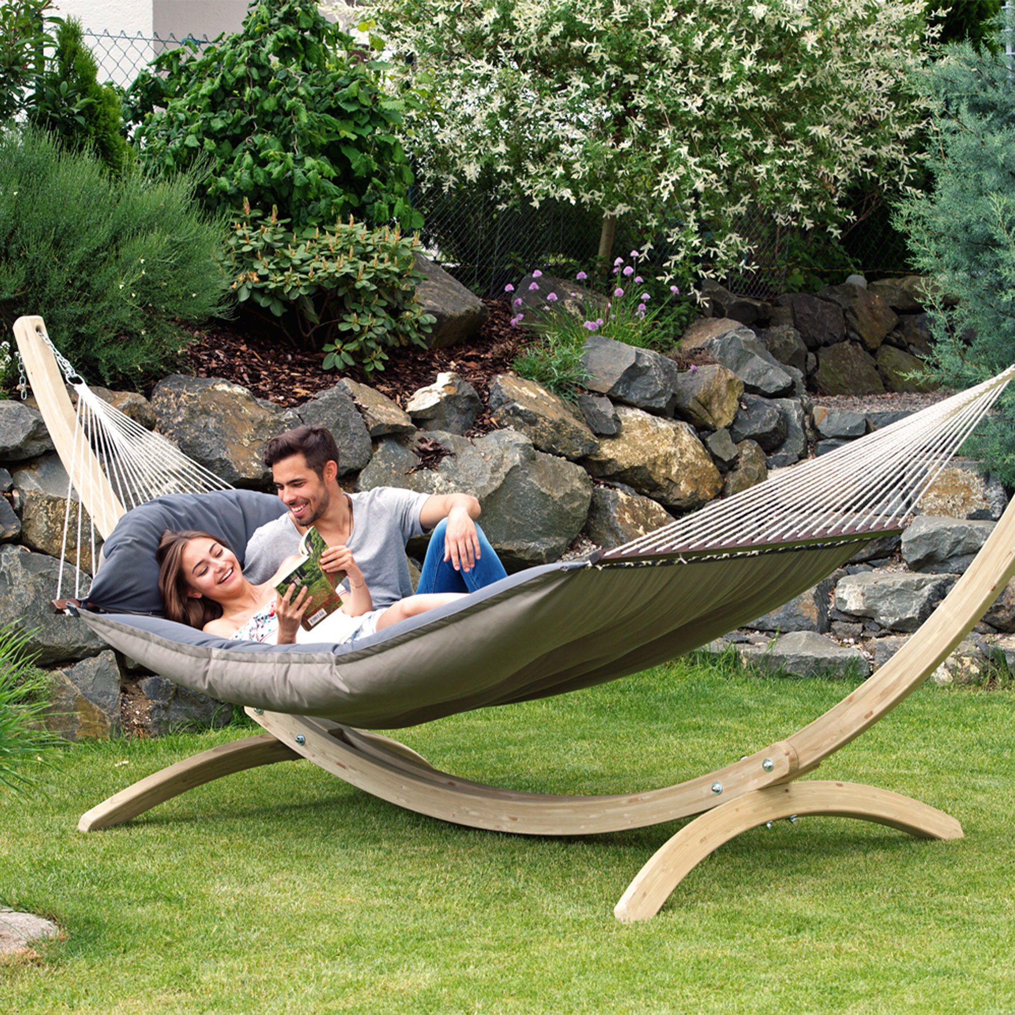 Amazonas Hängematte Fat Hammock Taupe (AZ-1960010)
