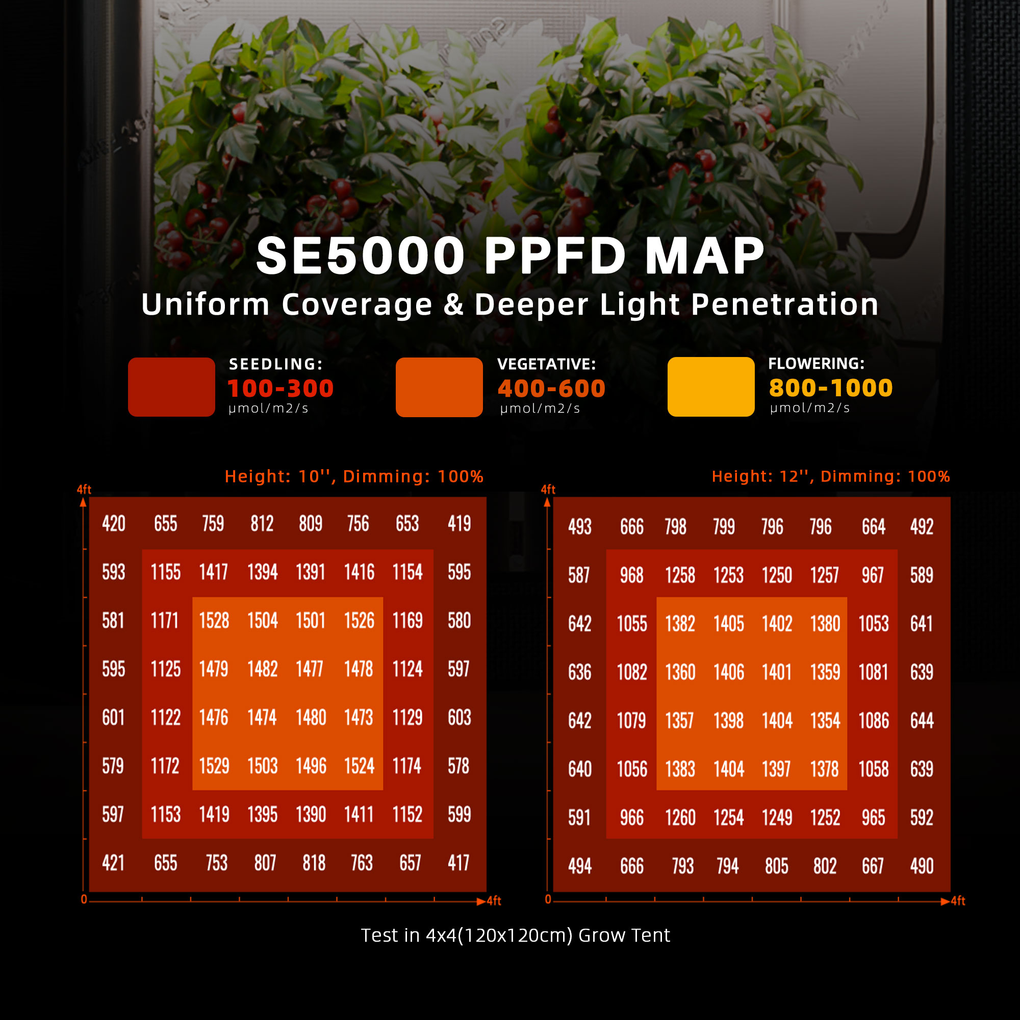 Spider Farmer SE5000 LED 480 Watt