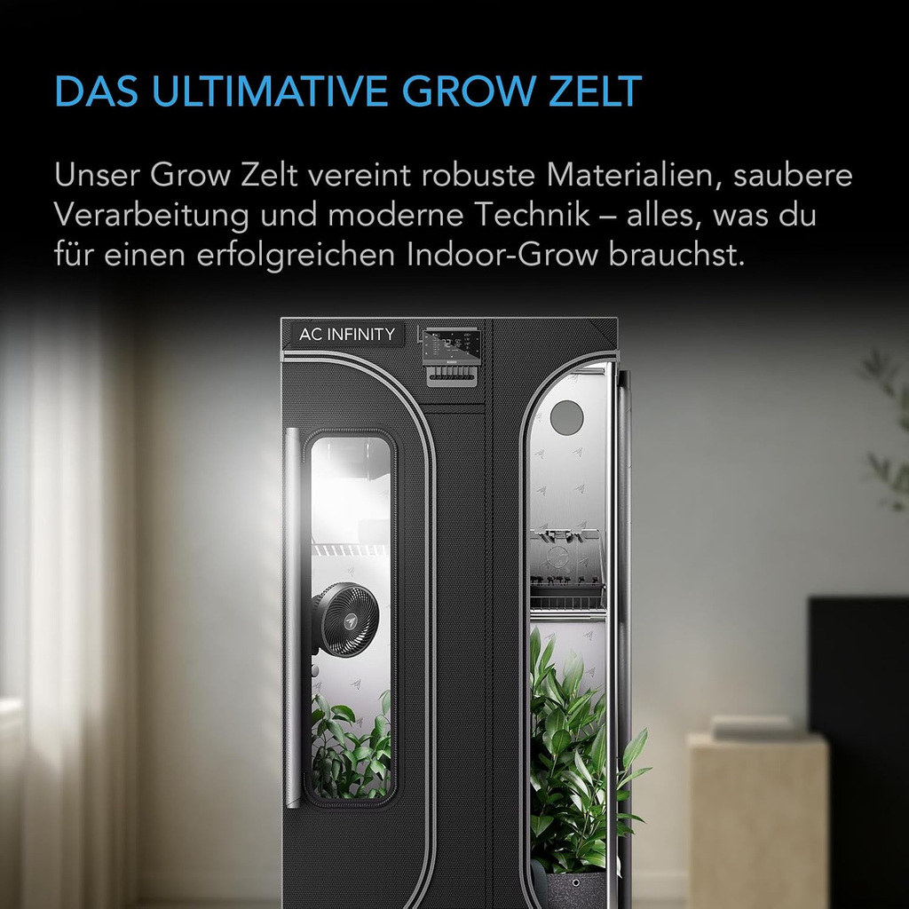 AC Infinity CLOUDLAB 632D 2-in-1 Advance Grow Zelt 90x60x180 cm