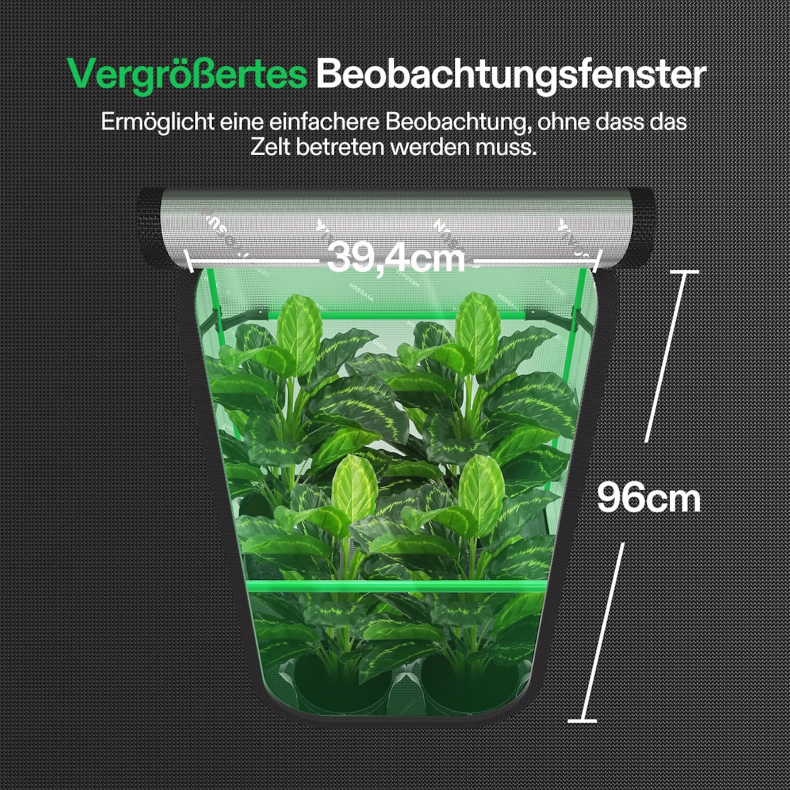 VIVOSUN Growbox Pro 90×90×180 cm