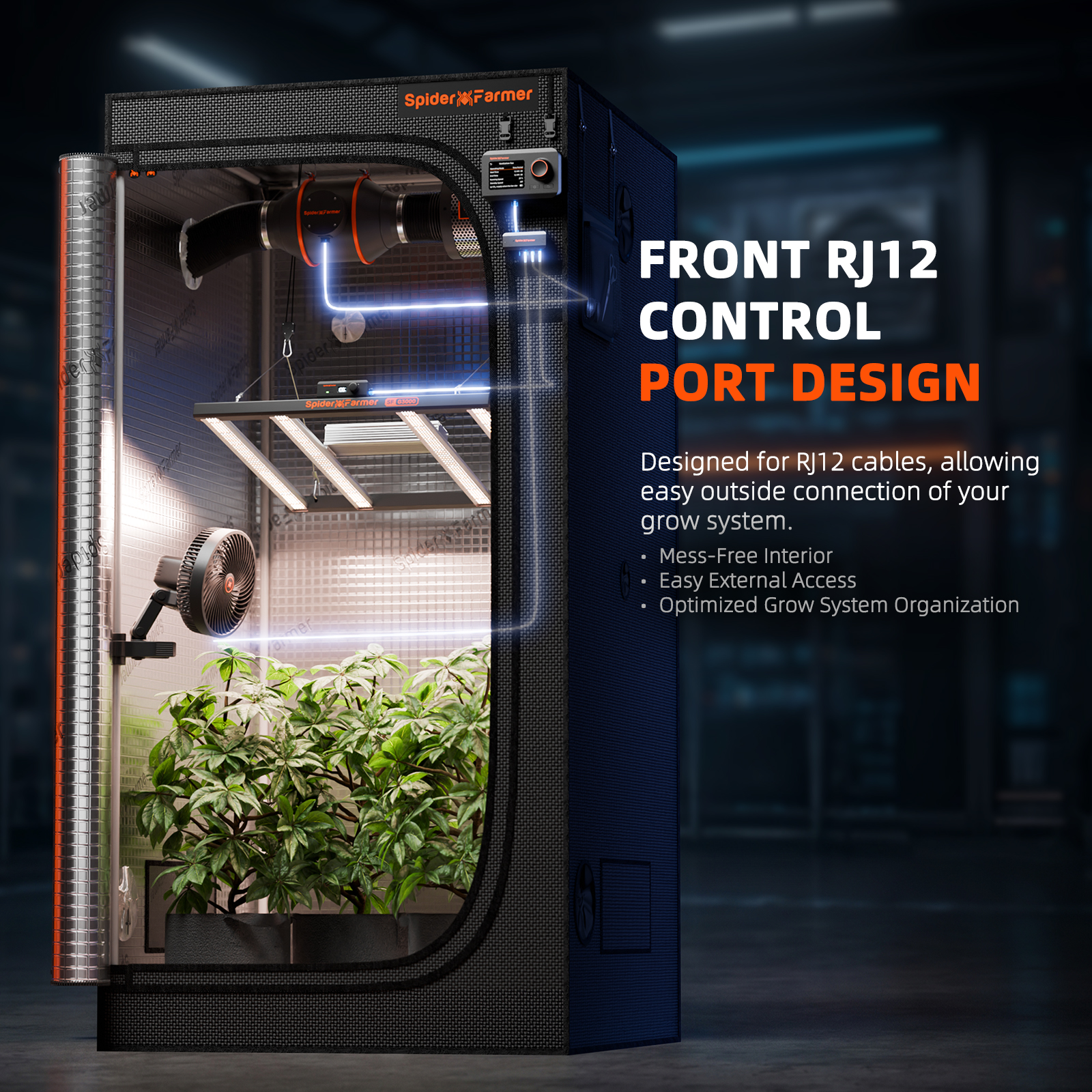 Spider Farmer Growbox 240x120x200 cm