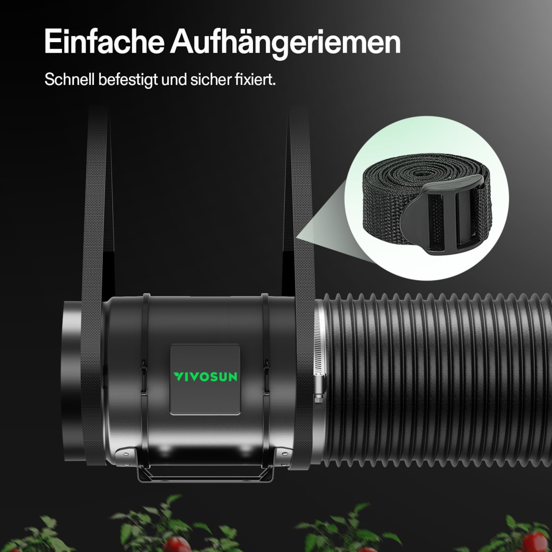 VIVOSUN AeroZesh G8 Smart Luftfiltration Kit 20 cm mit E42A+ Controller