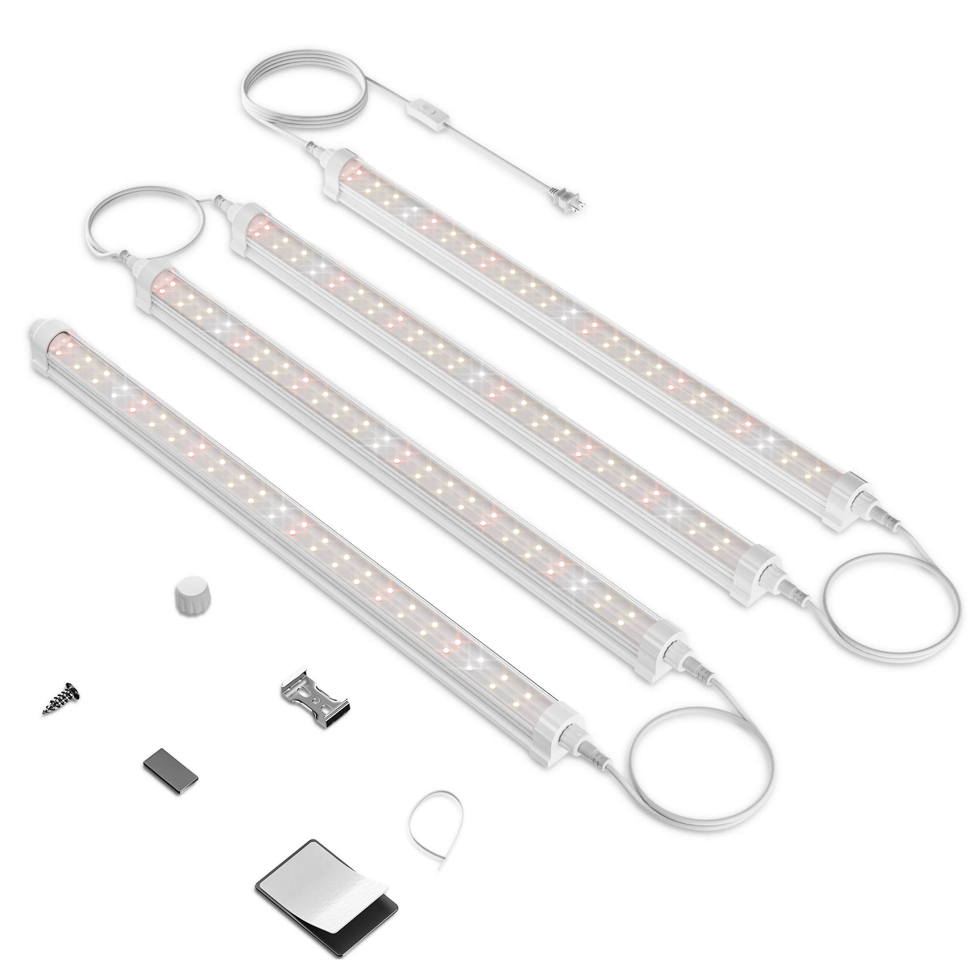 Spider Farmer GlowBar 10D dimmbare LED-Leisten 40 W 4er-Set