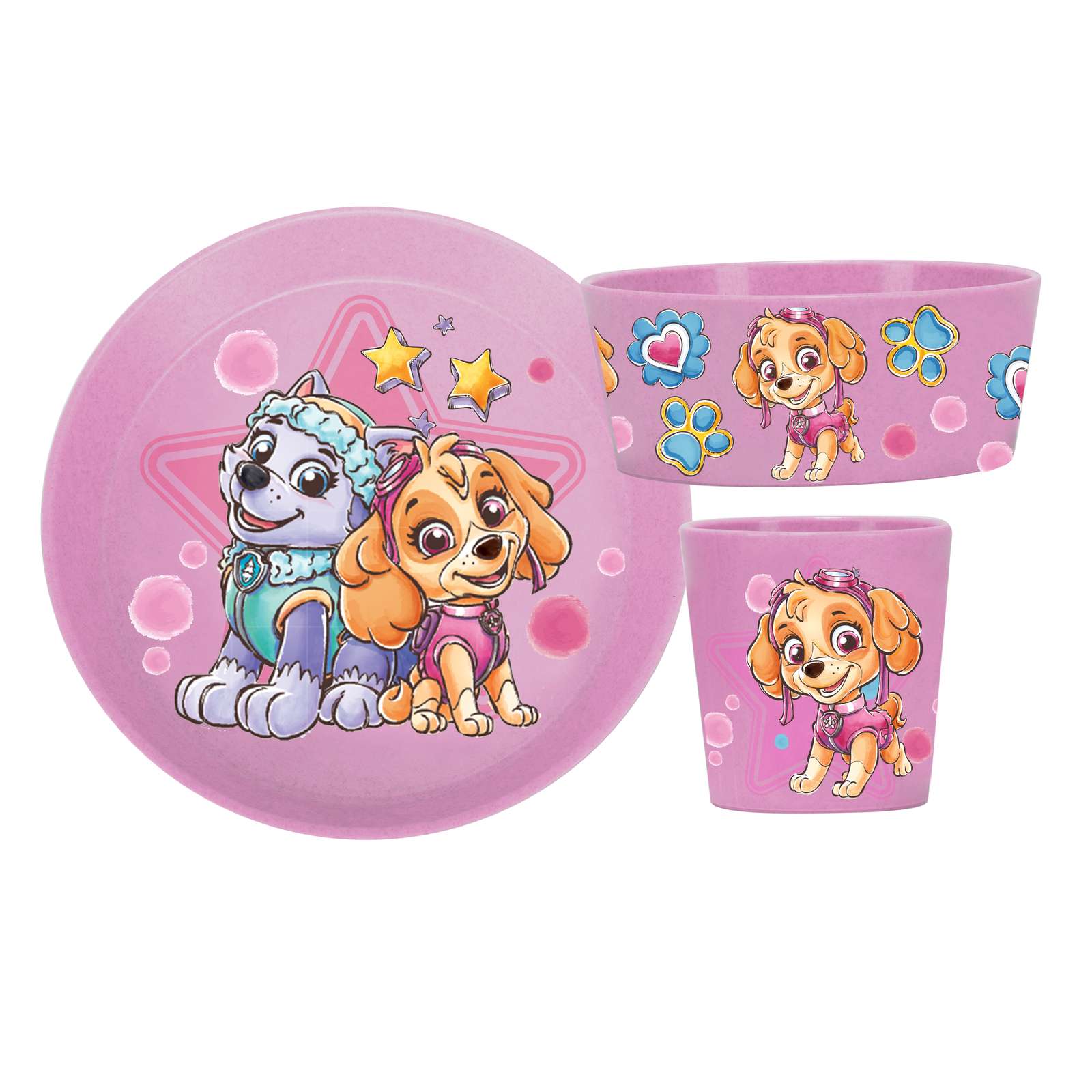 Koziol CONNECT PAW PATROL Kleiner Teller + Schale + Becher 3er-Set 8042715