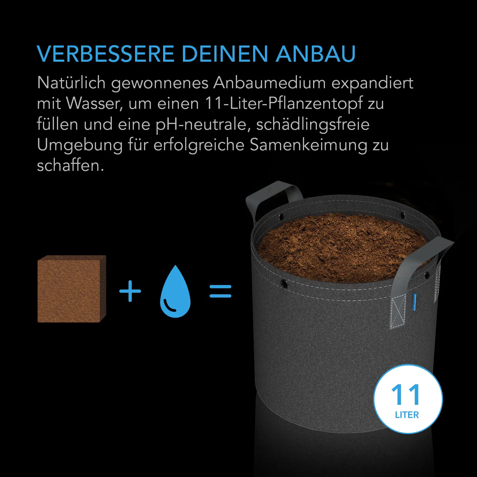 AC Infinity Kokosfaser Coco Coir Substrat Block 0,9 kg