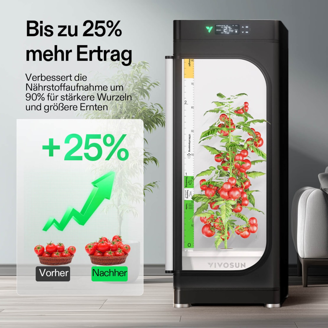 VIVOSUN VGrow DWC Hydroponisches Anzuchtsystem 15 L