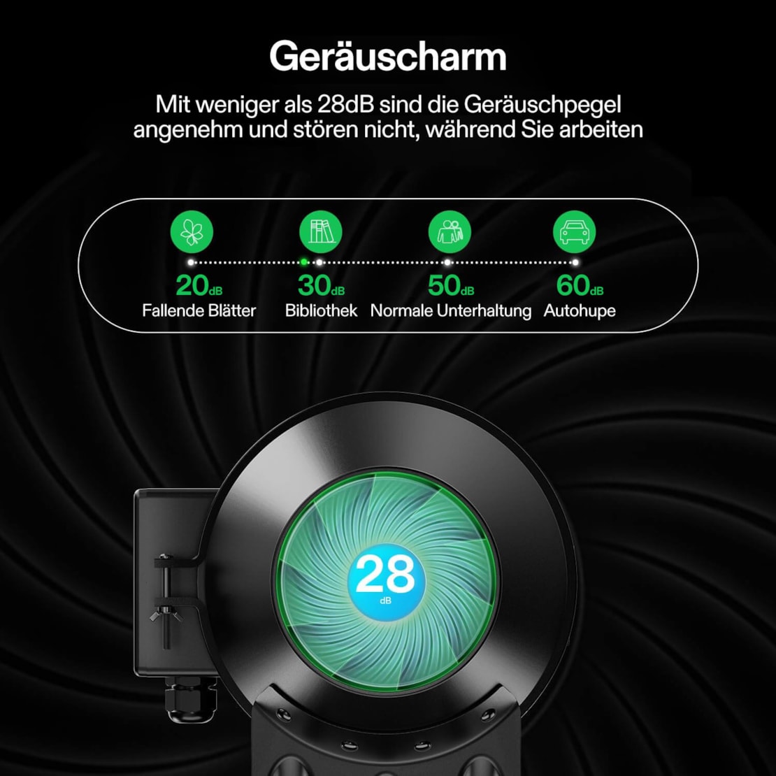 VIVOSUN AeroZesh G4 Smart Luftfiltration Kit 10 cm mit E12-Geschwindigkeitsregler