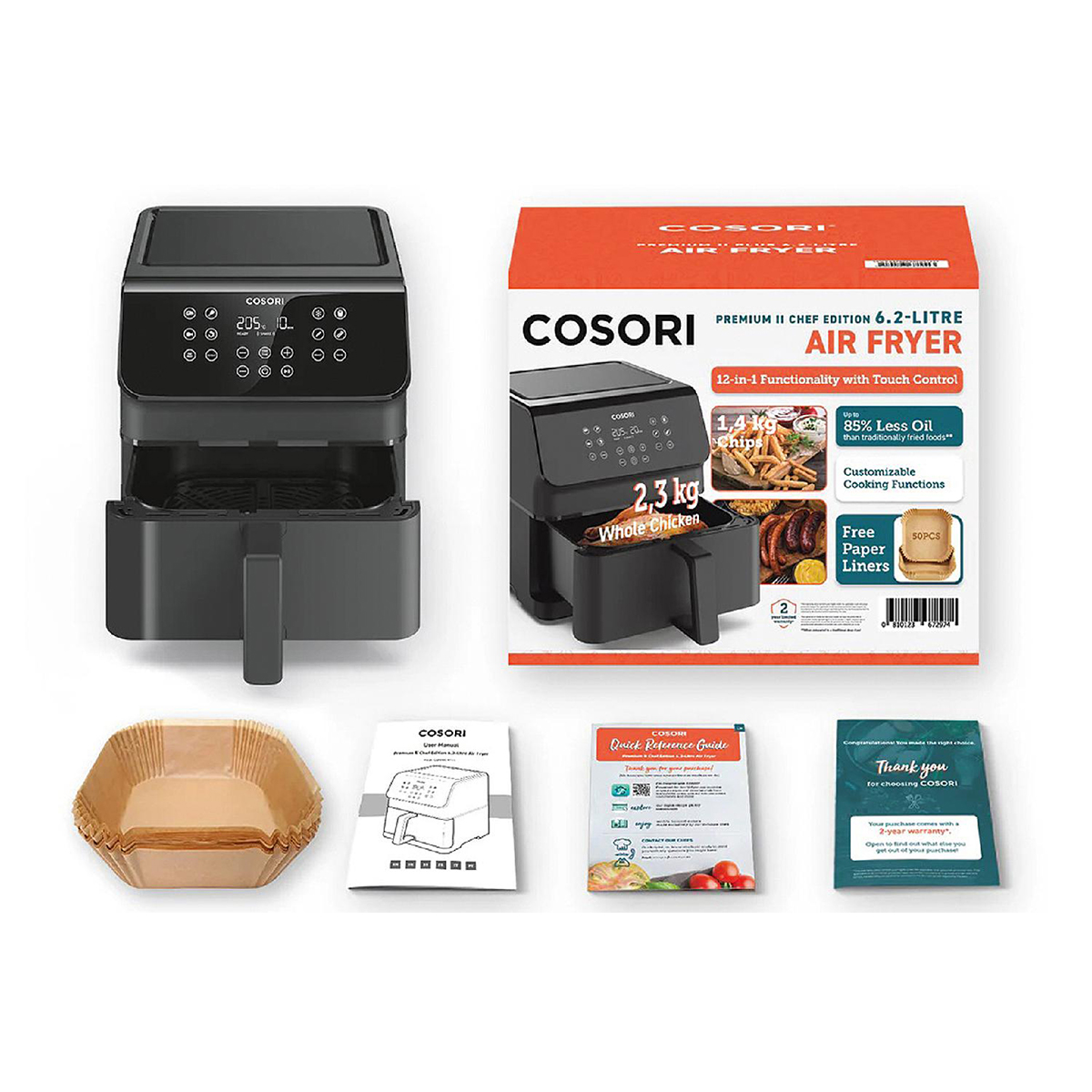 cosori-heissluftfritteuse-premium-ii-chef-edition-caf-p651-keur-,2l
