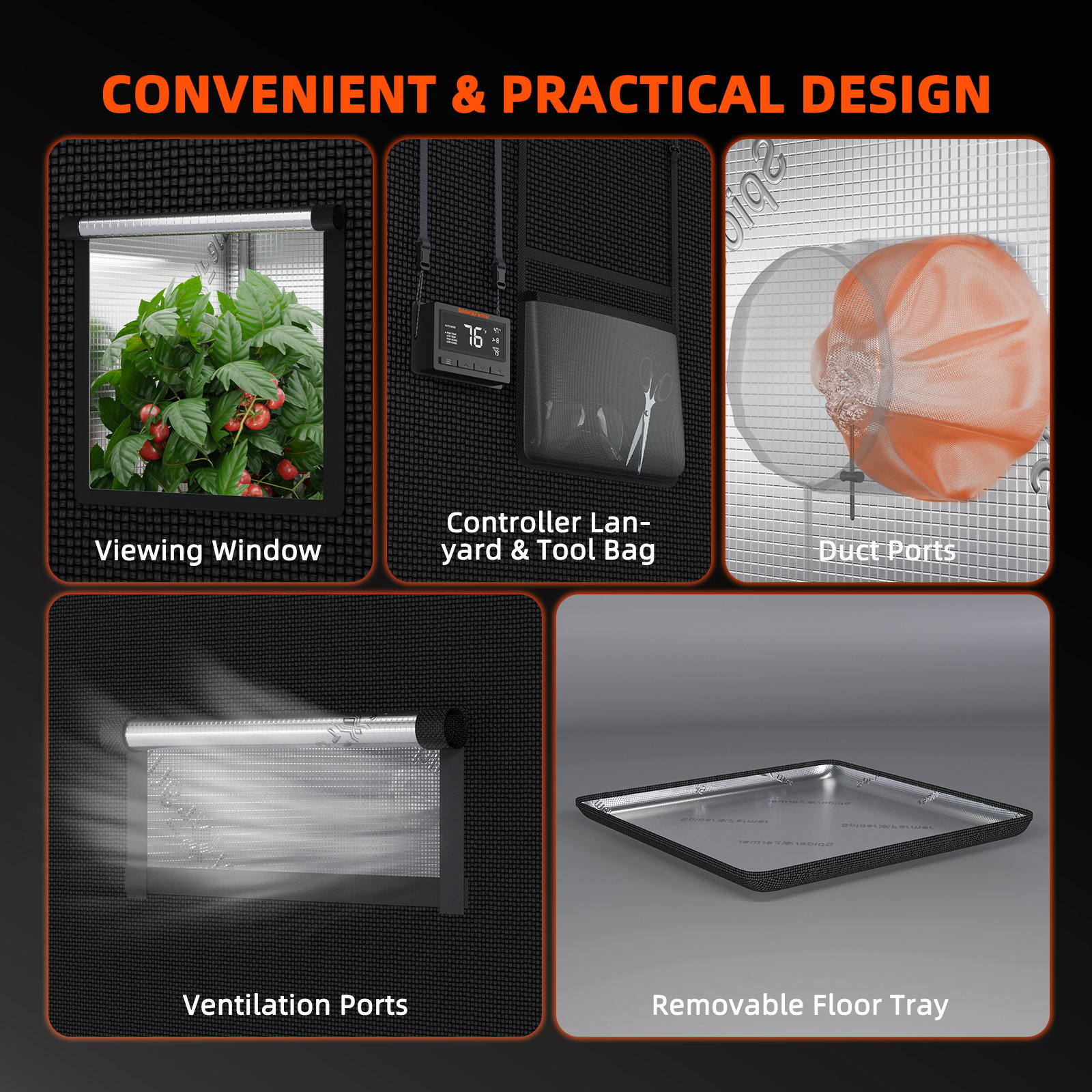 Spider Farmer Komplettset 300×150×200 cm – 2× G1000W mit GGS Controller