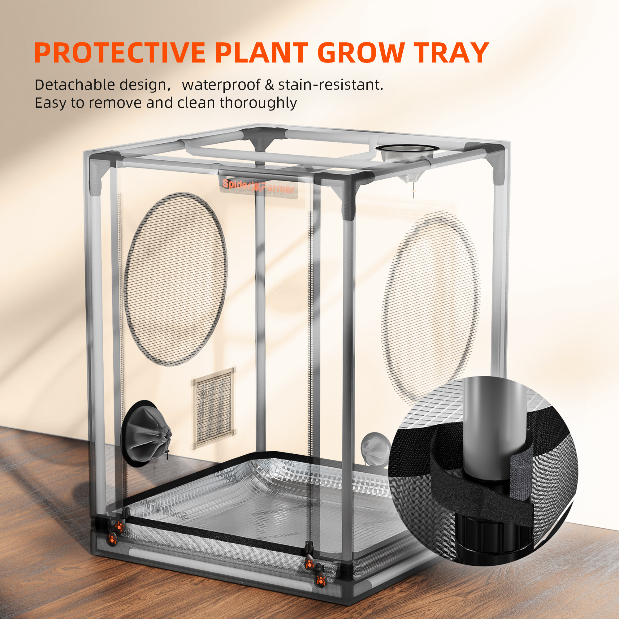 Spider Farmer Growbox 60x60x80 cm 2000D