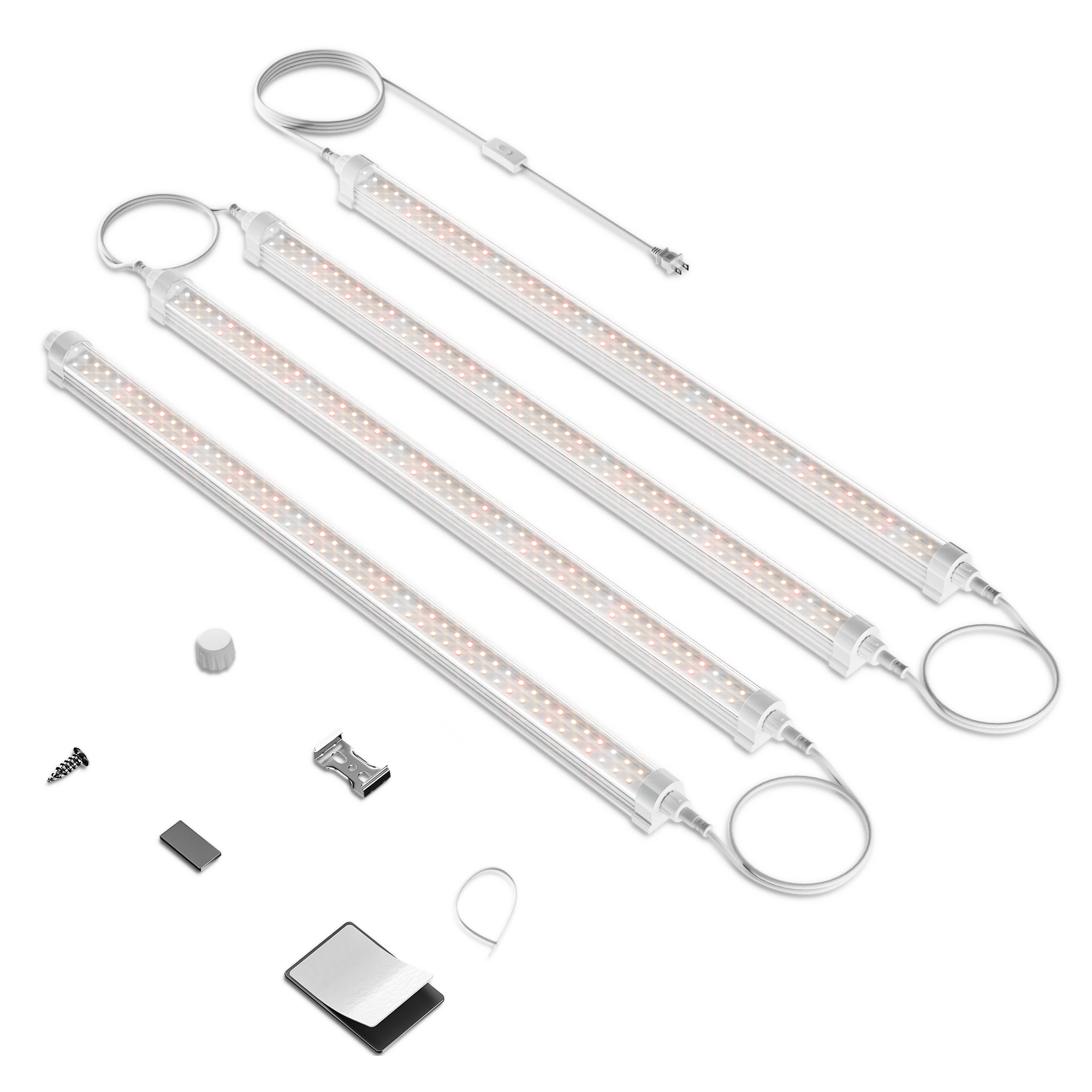 Spider Farmer GlowBar 20D dimmbare LED-Leisten 80 W 4er-Set