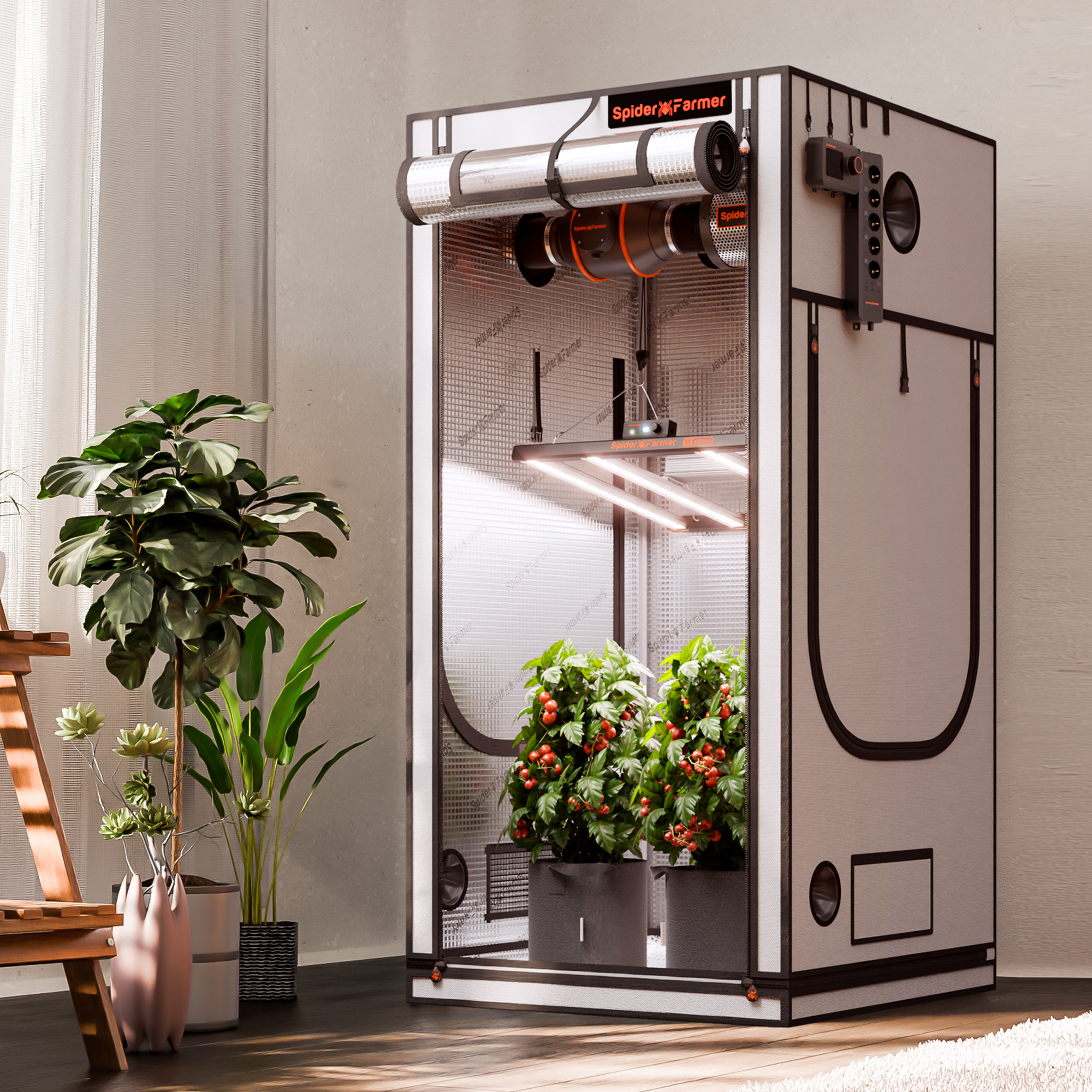 Spider Farmer Growbox Pro 90x90x180 cm 2000D