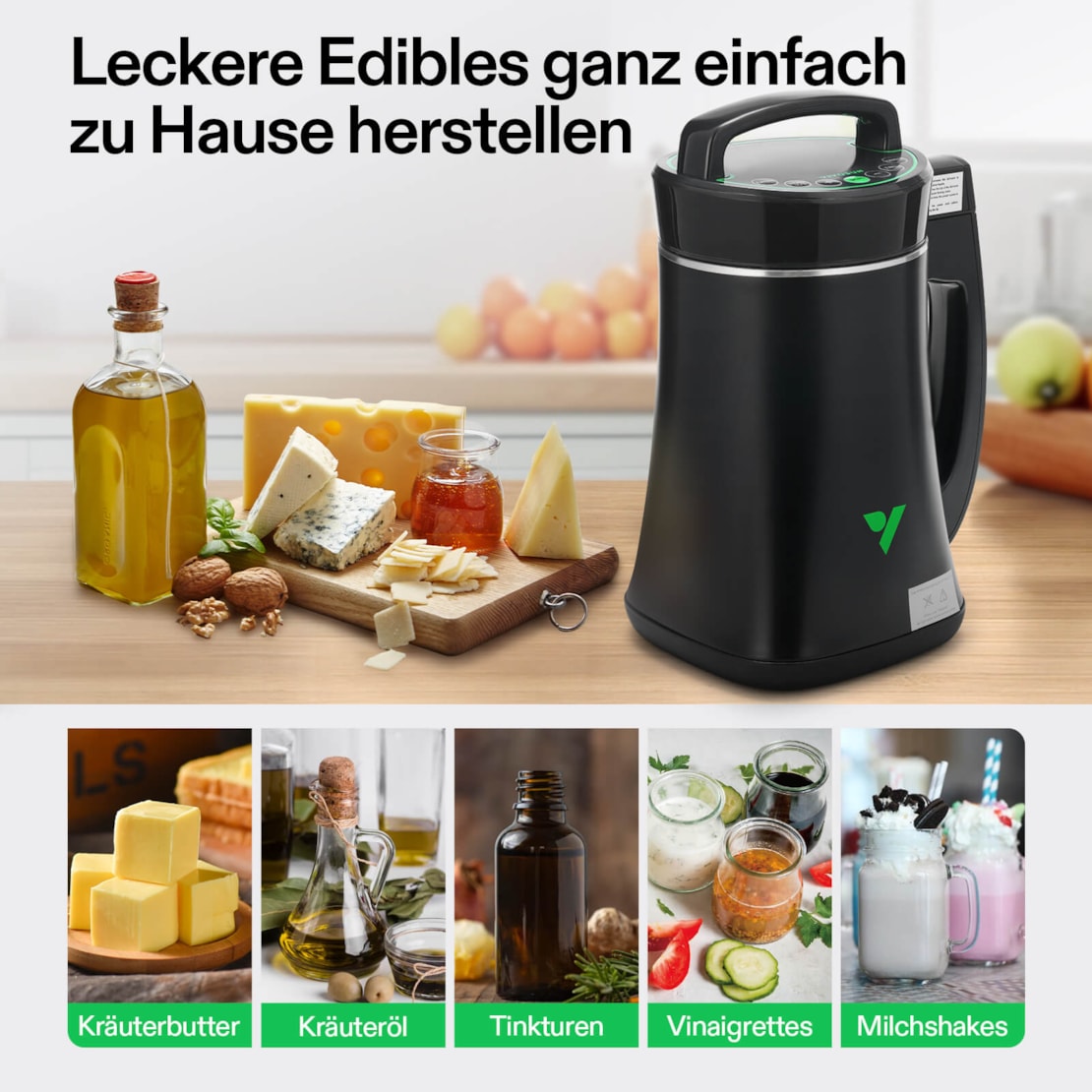 VIVOSUN Kräuter-Infusor mit Decarboxylierer für Butter, Öl, Tinkturen