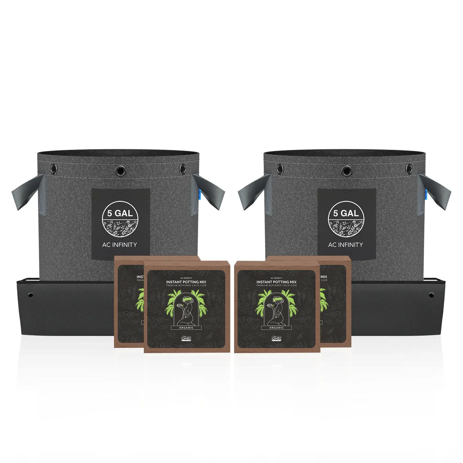 AC Infinity Kokossubstrat Kit 2 Pflanzen Starter Set