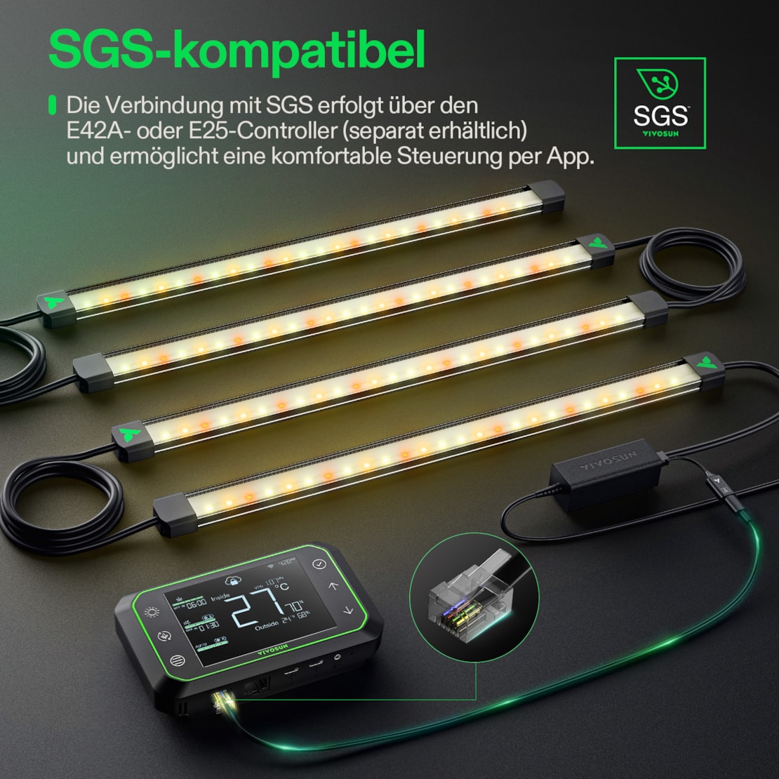 VIVOSUN LumaRay 8-Balken LED Zusatzlicht