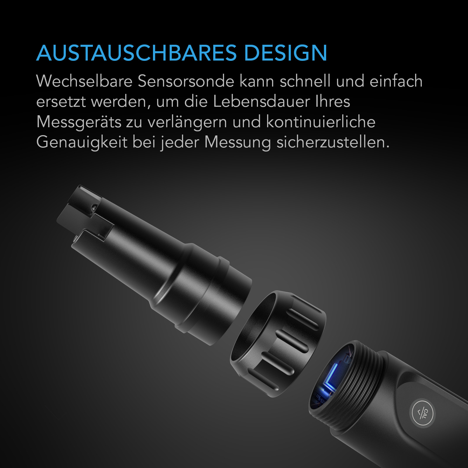 AC Infinity Hydroponic Meter PRO Kit pH und EC Messgerät mit wechselbarer Sonde