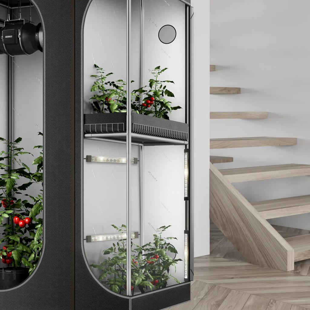 IONBEAM S11 im Growzelt montiert