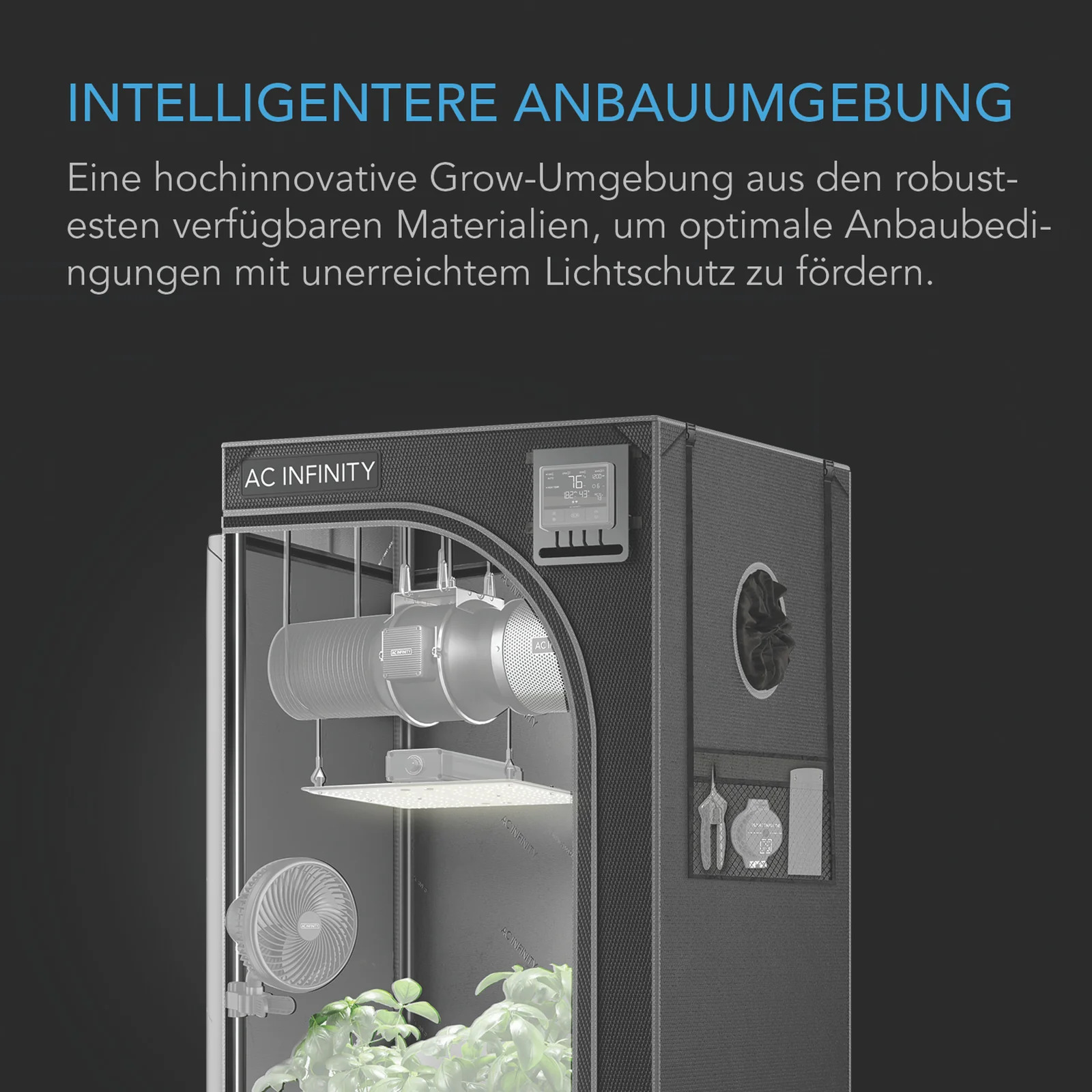 AC Infinity CLOUDLAB 816 Advance Grow Zelt 300x150x200 cm