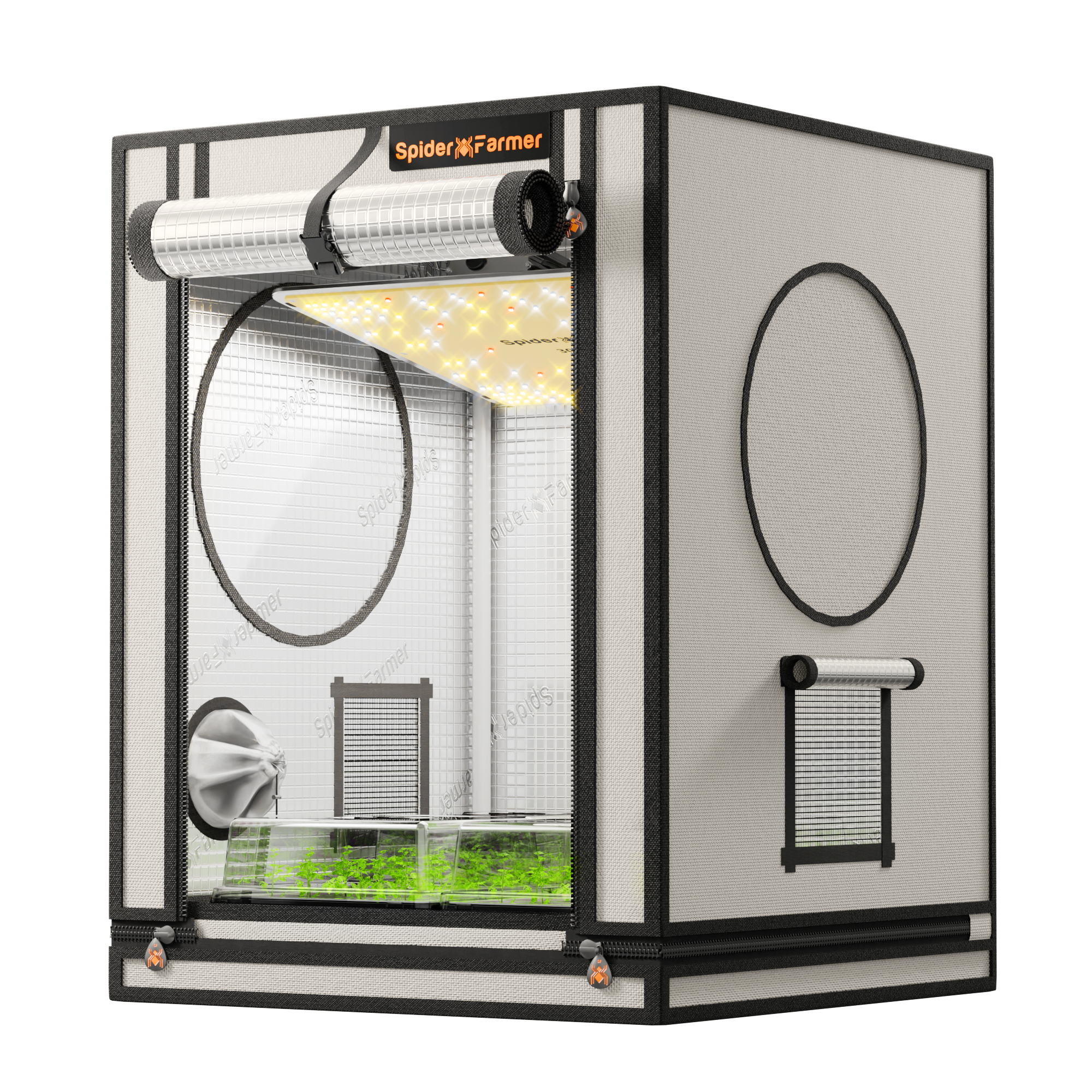 Spider Farmer Growbox 60x60x80 cm 2000D