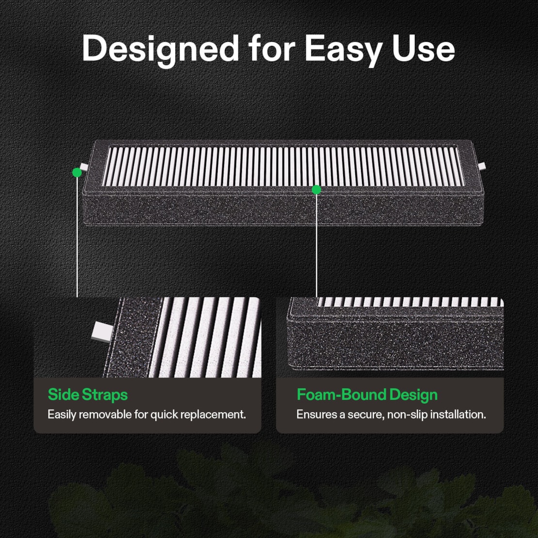 VIVOSUN Ersatzfilter für die VGrow Smart Grow Box – 2er Set