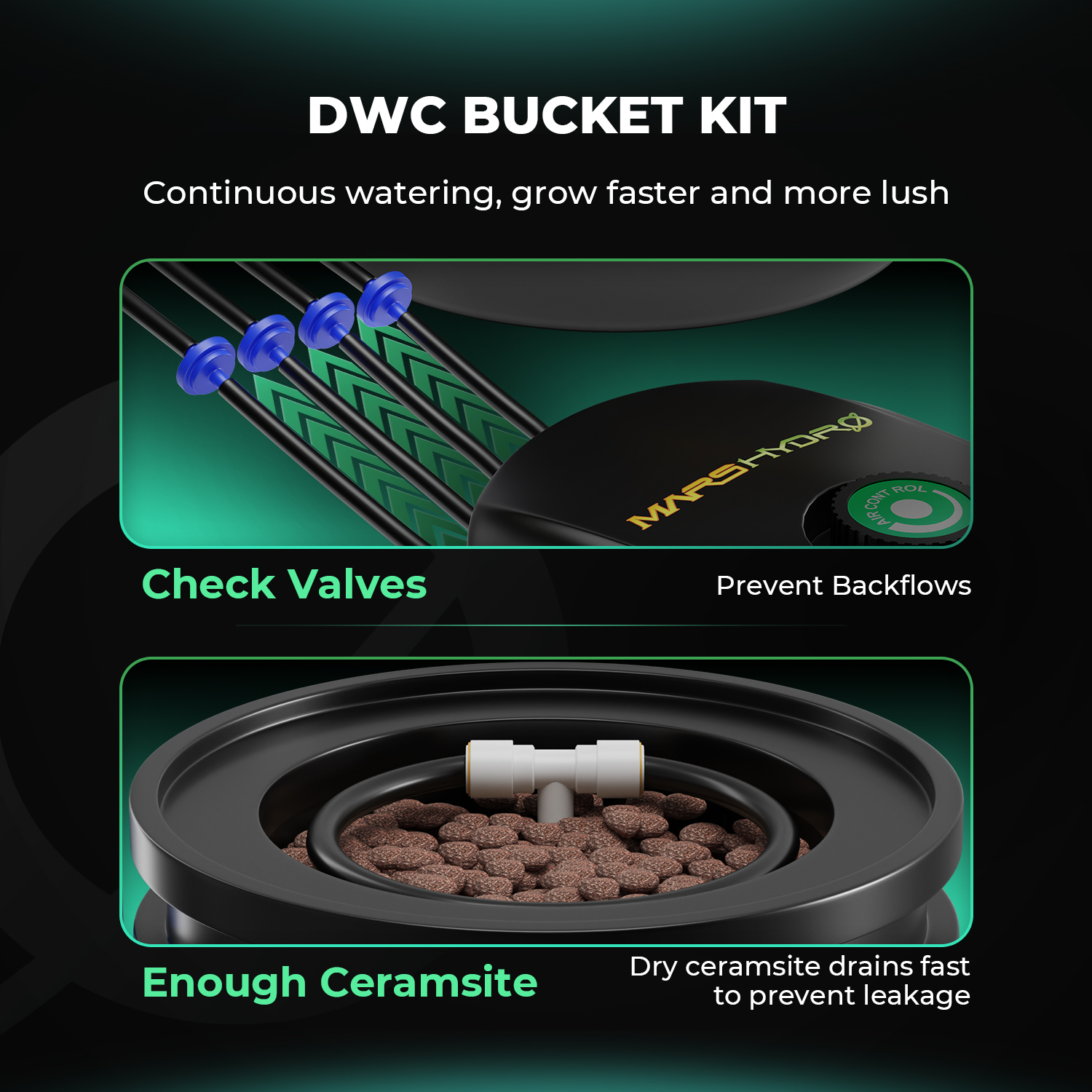 Mars Hydro DWC Hydroponik System