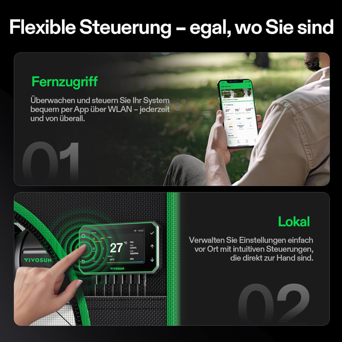 VIVOSUN GrowHub E42A+ WLAN-Controller für Growzelte